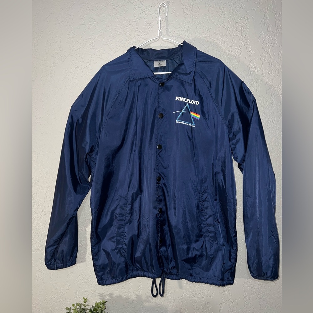 Hybrid Apparel Pink Floyd Staff Jacket Size L in Navy